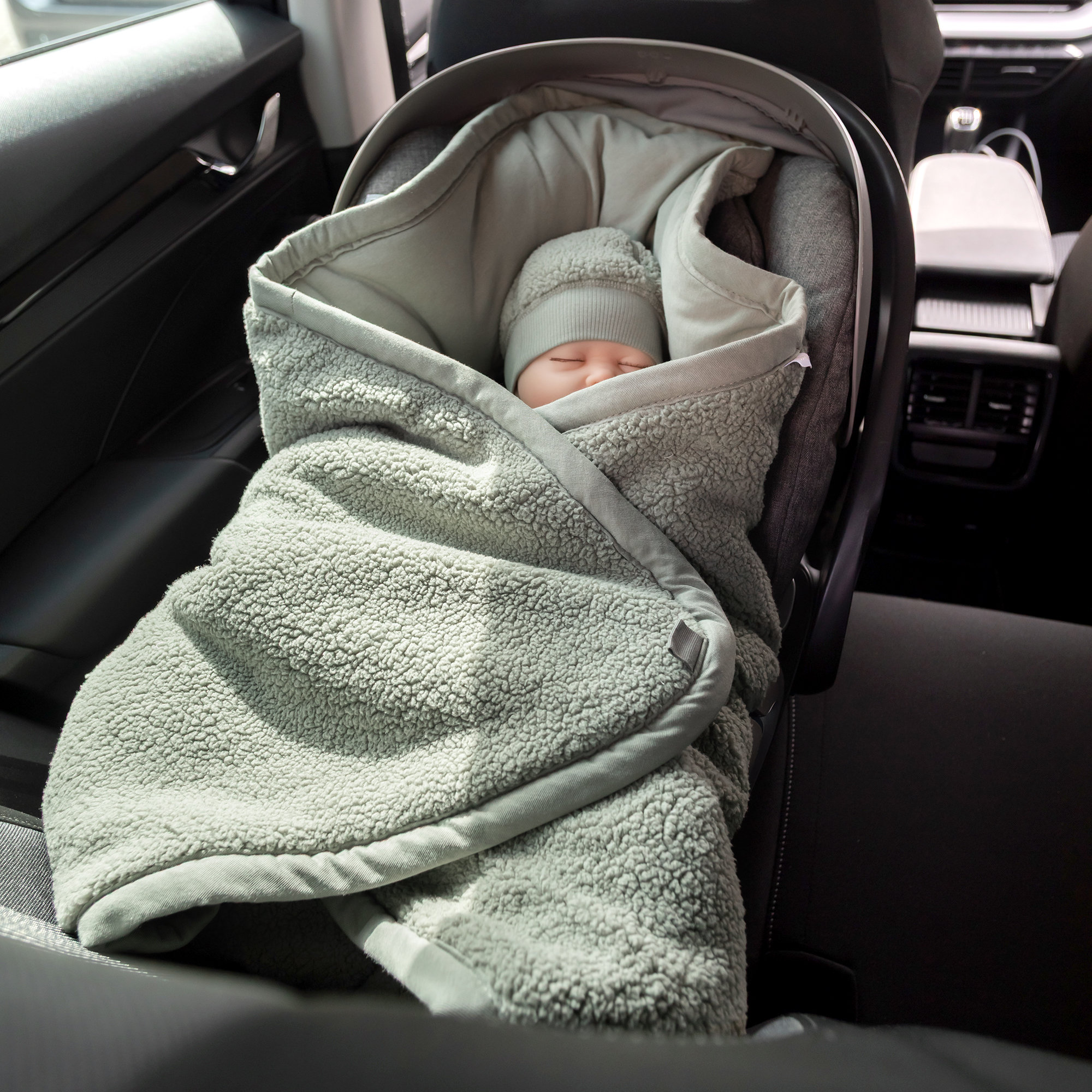 Biside Pady teddy + jersey 0-12m TEDDY Kaki[WANDER]