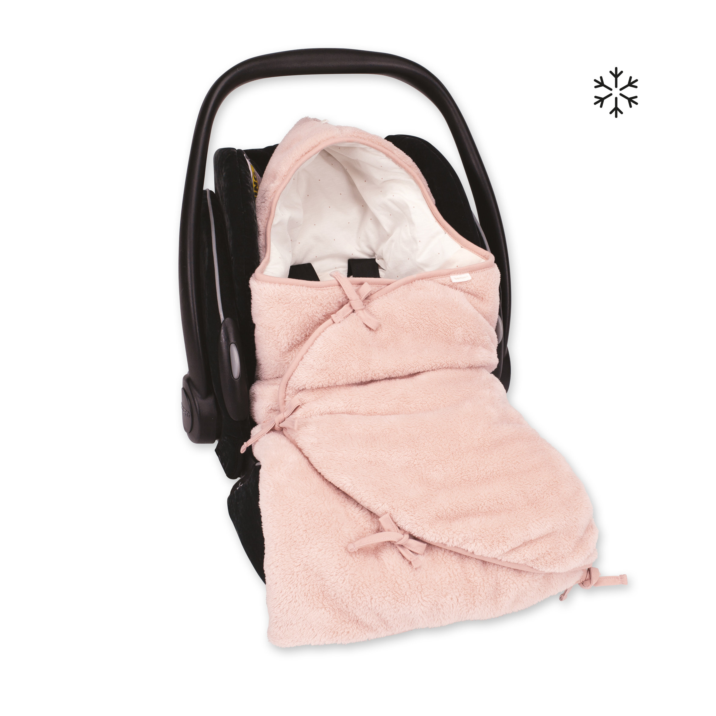 Mini Nest Pady softy + jersey 0-4m BEMINI Blush