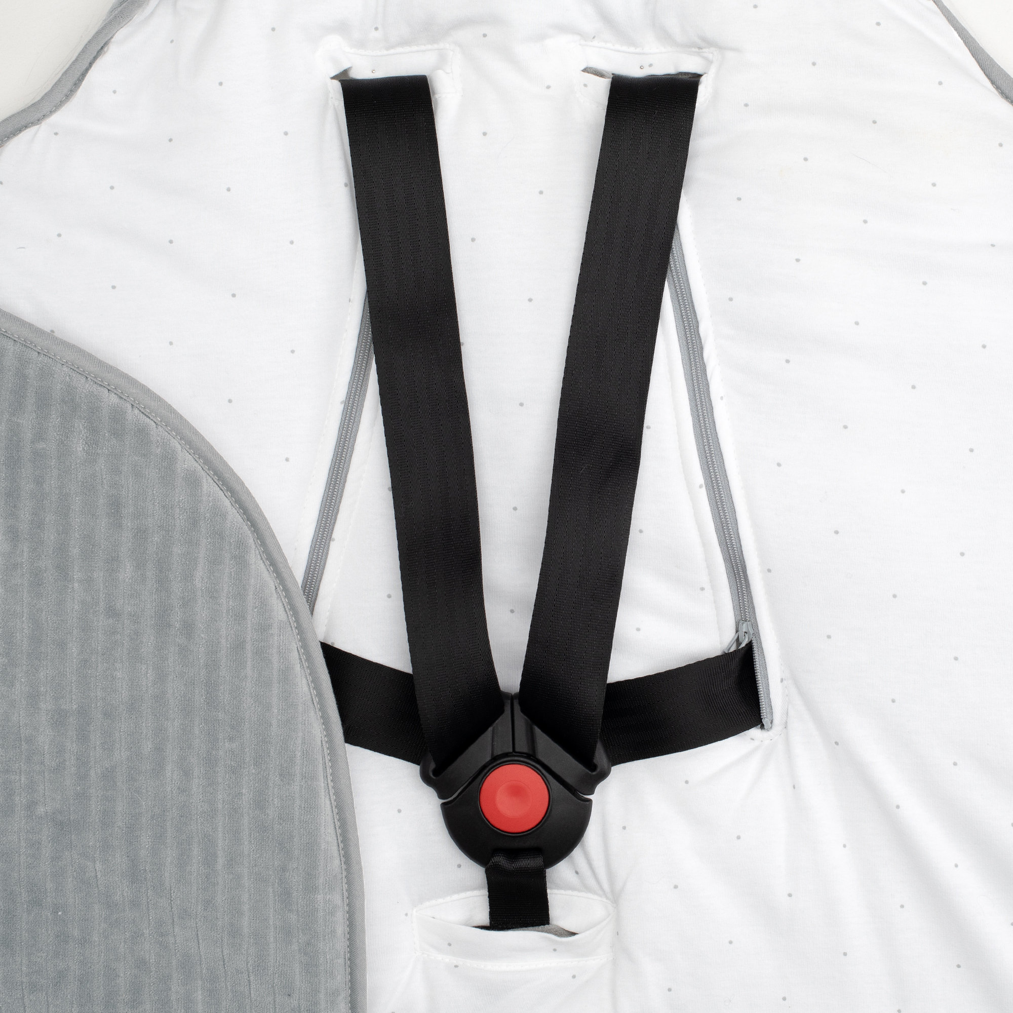 Mini Nest Pady velvet + jersey 0-4m  Grizou