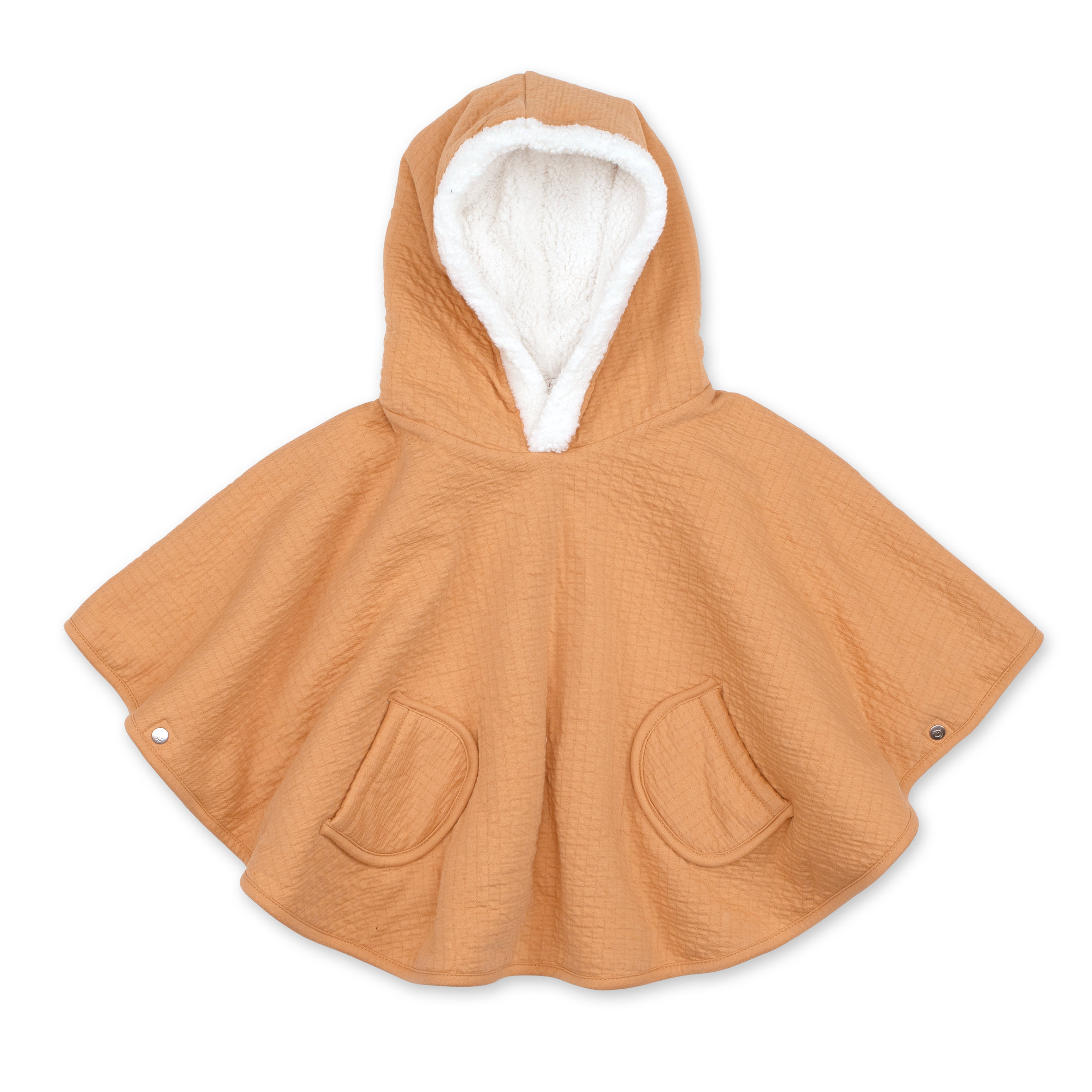 Poncho de voyage Pady tetra jersey + teddy 9-36m CADUM Biscuit