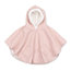 Poncho de viaje Pady tetra jersey + teddy 9-36m CADUM Blush