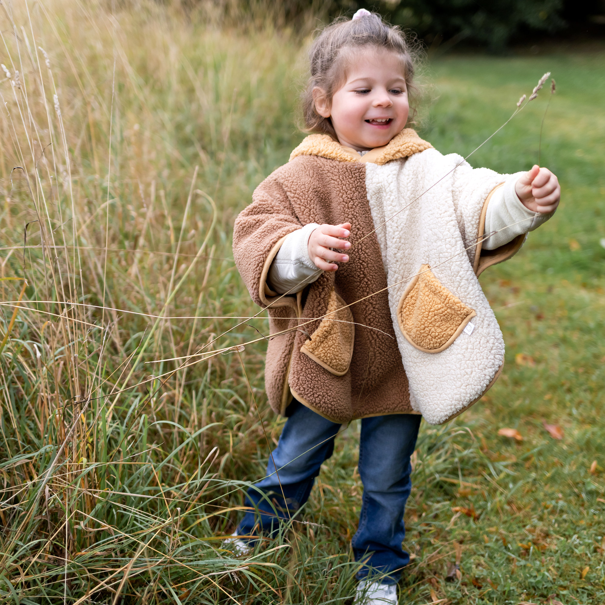 Poncho de voyage Teddy + Pady jersey 9-36m COLOR Muffin[WANDER]