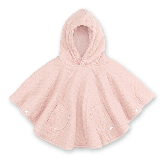 Poncho de voyage Pady Quilted + jersey 9-36m QUILT Blush
