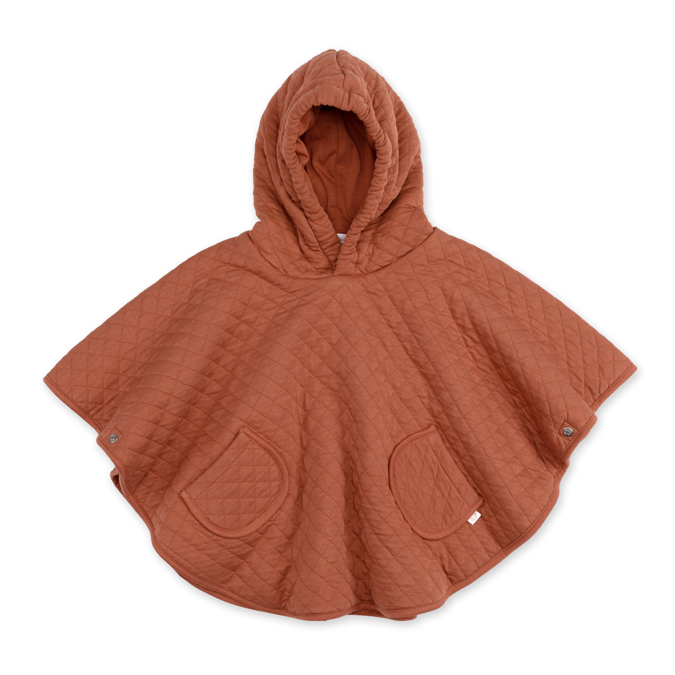 Poncho de voyage Pady Quilted + jersey 9-36m QUILT Brick