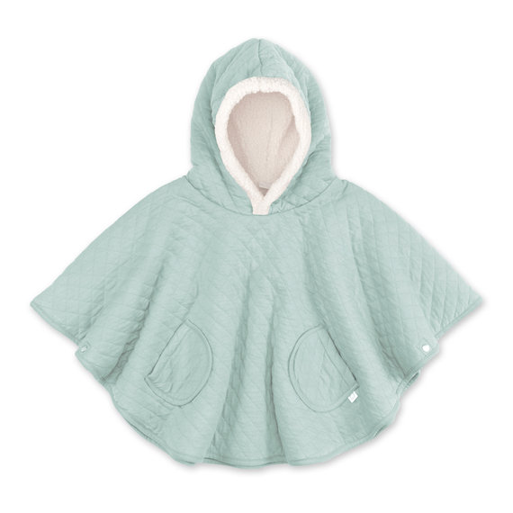 Travel poncho Pady quilted + teddy 9-36m QUILT Lunar