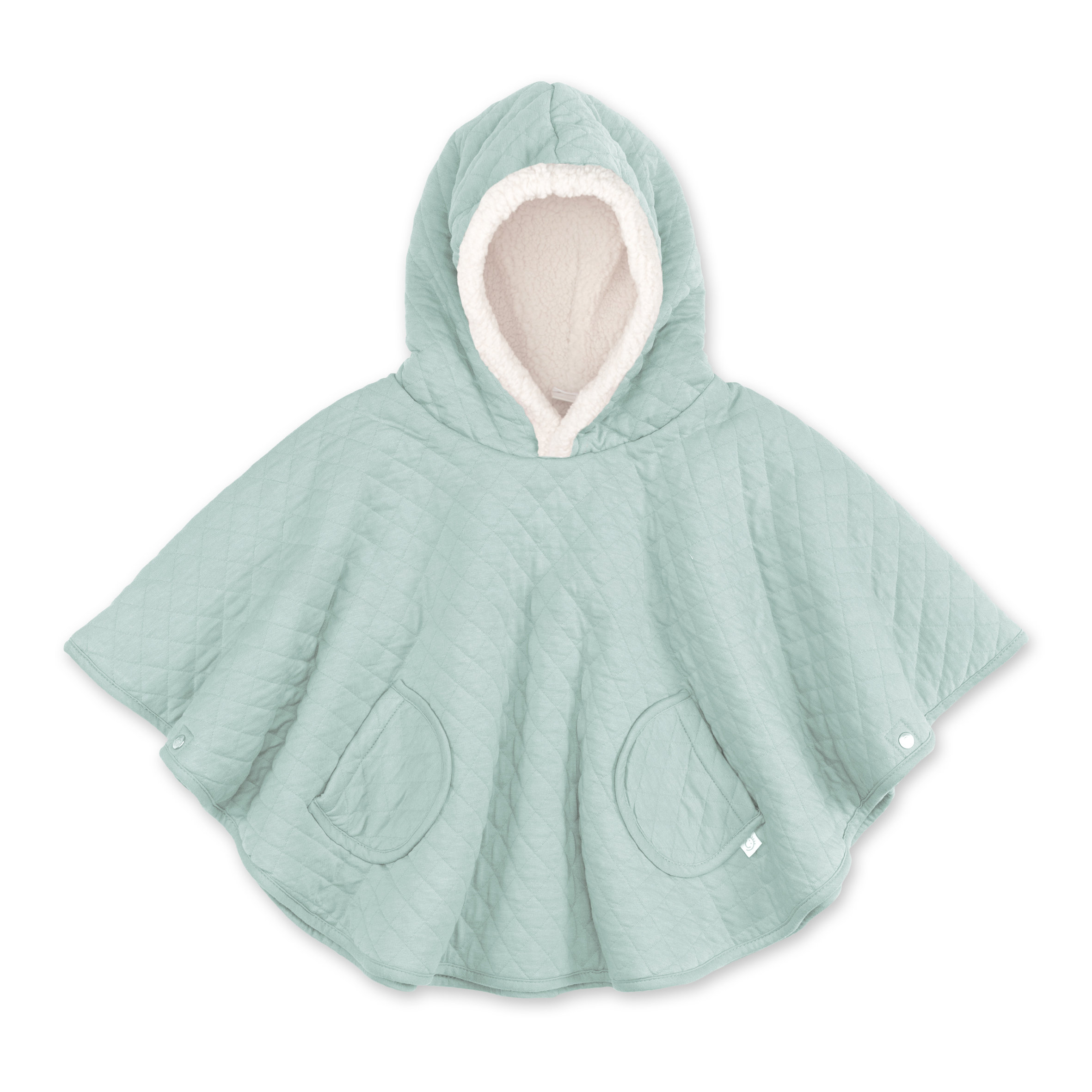 Travel poncho Pady quilted + teddy 9-36m QUILT Lunar