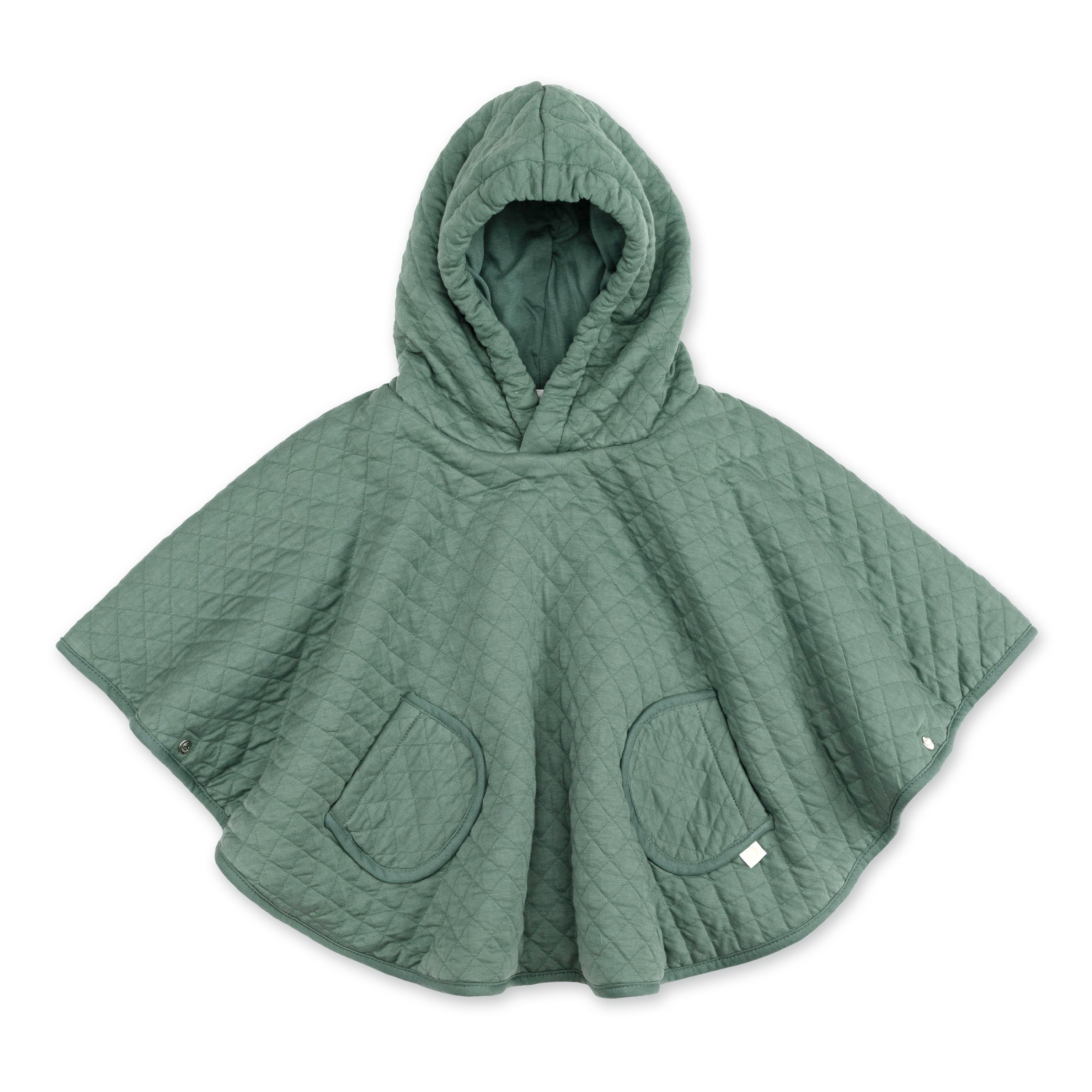 Poncho de viaje Pady Quilted + jersey 9-36m QUILT Green
