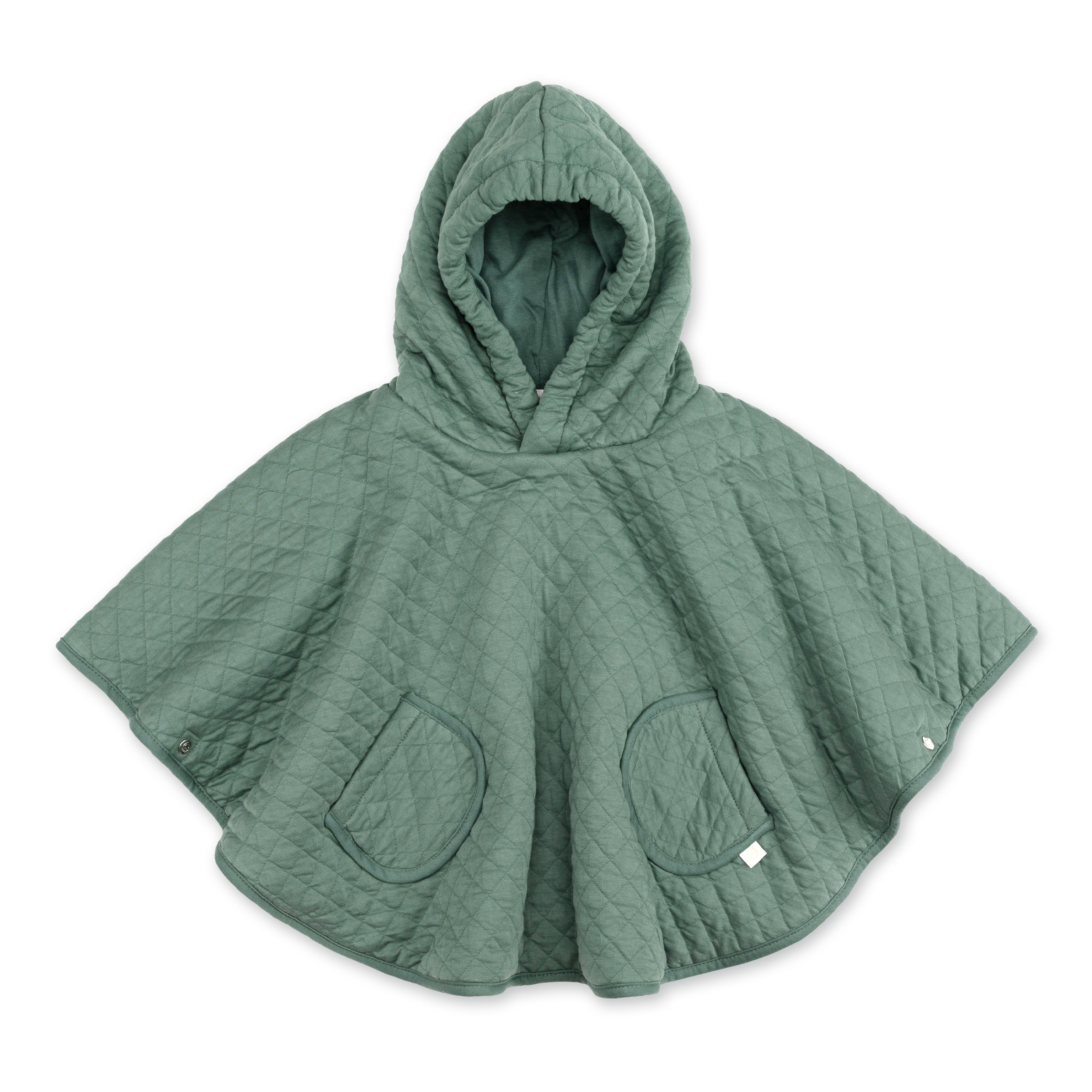 Travel poncho Mid season quilted 9-36m QUILT Green