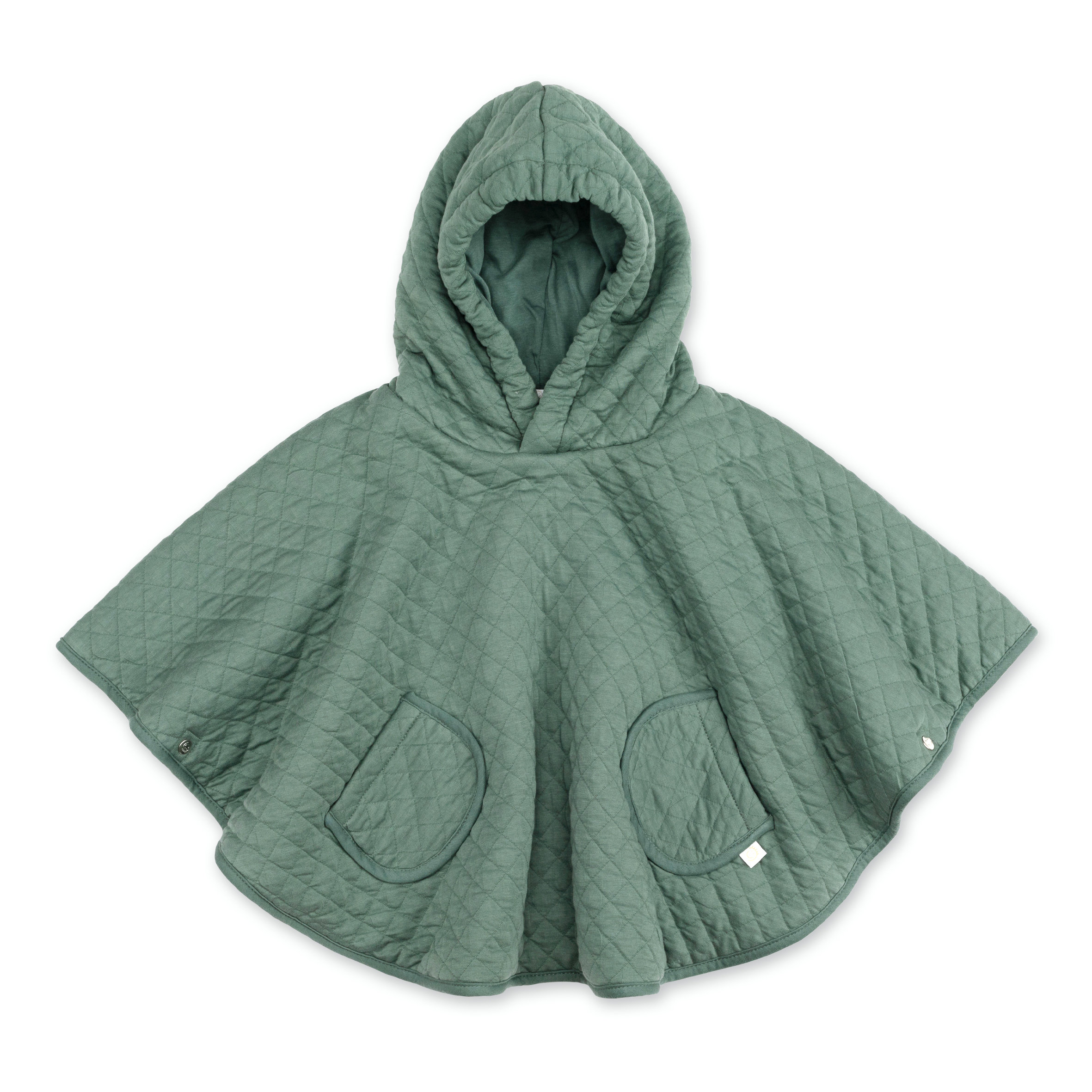 Travel poncho Mid season quilted 9-36m QUILT Green
