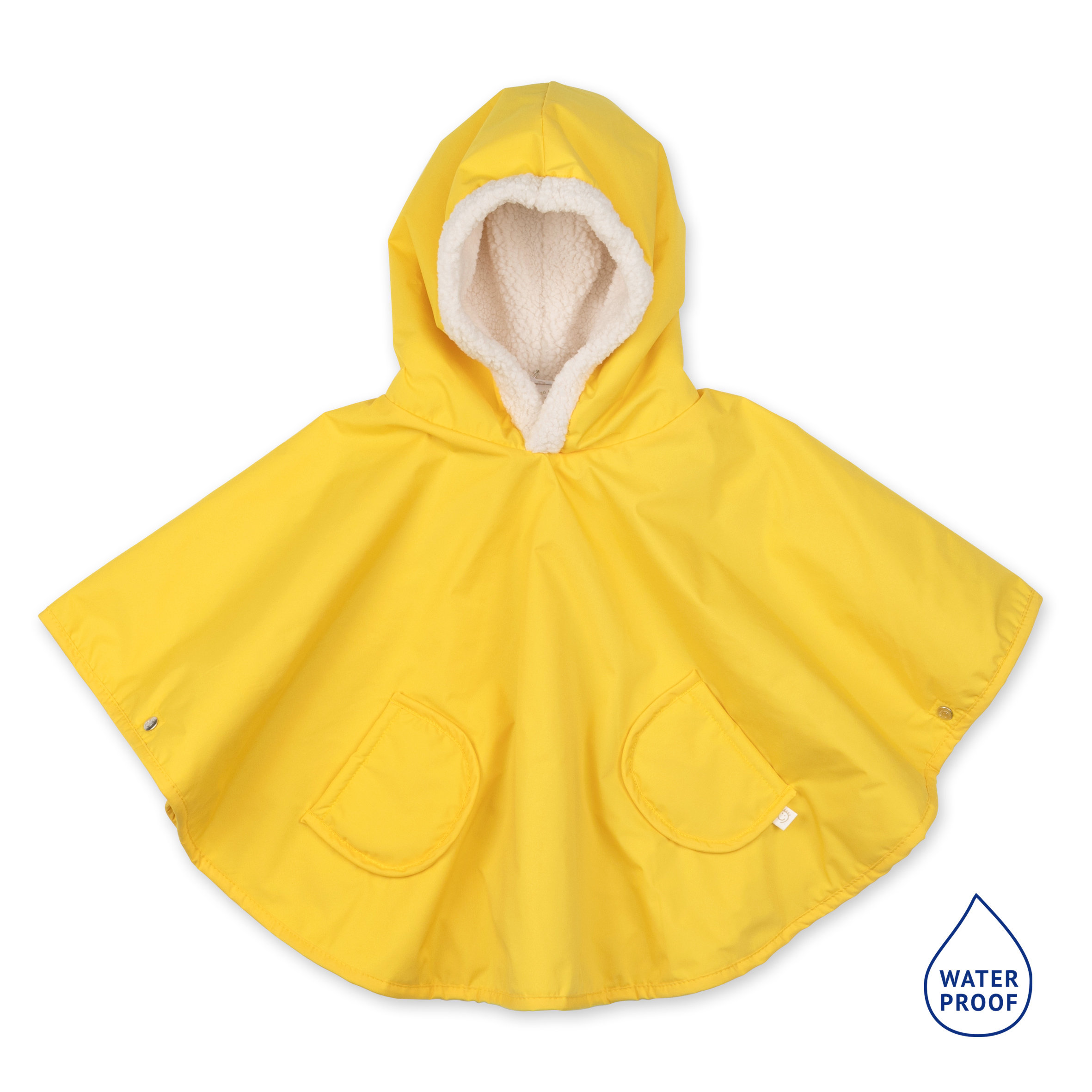 Poncho de voyage Waterproof + teddy 9-36m RAINY Jaune