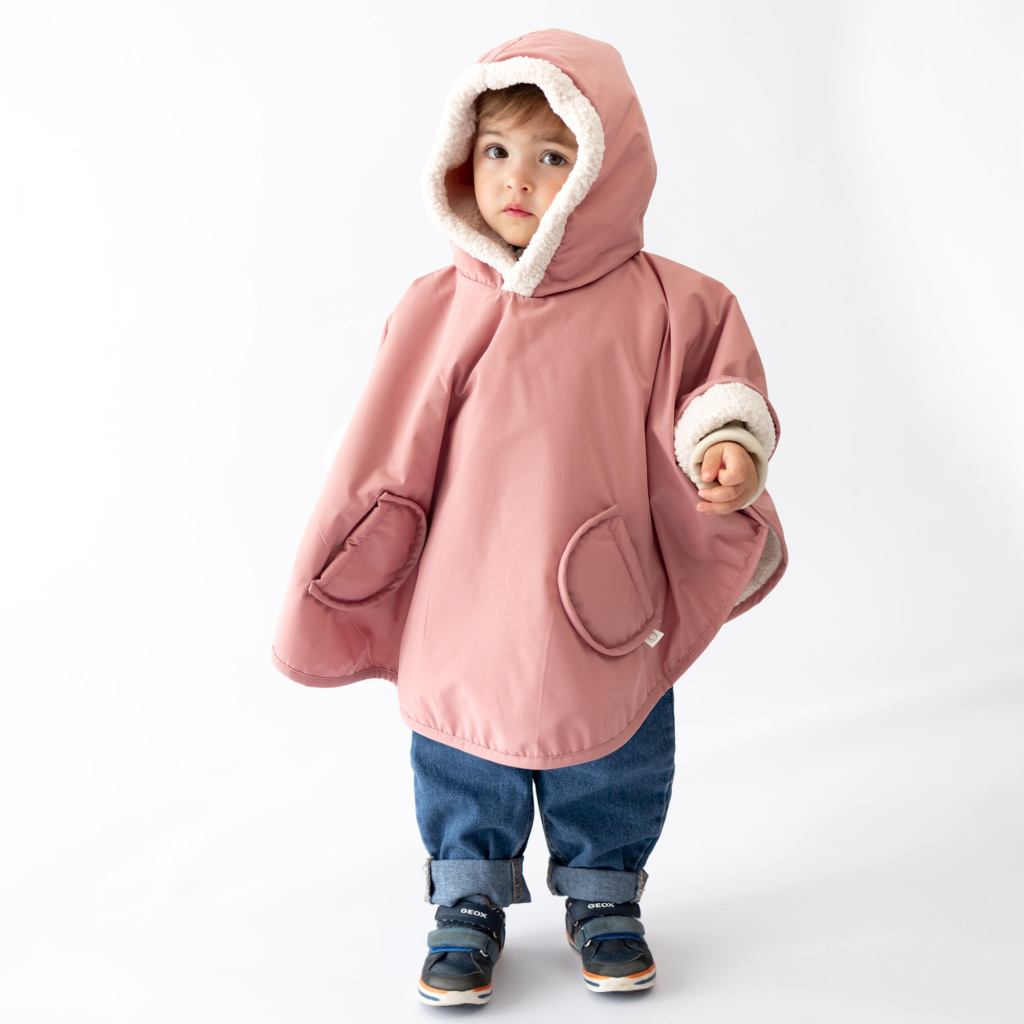 Poncho de voyage Waterproof + teddy 9-36m RAINY Hibiscus