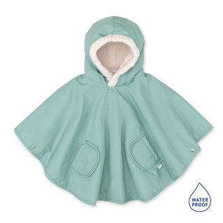 Reisponcho Waterproof + teddy 9-36m RAINY Sauge