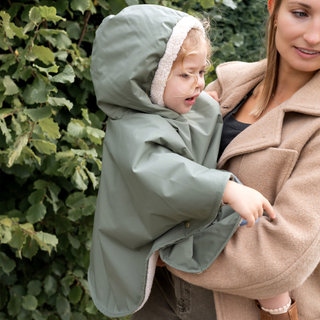 Travel poncho Warm through the rain 9-36m RAINY Green