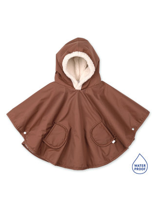 Reisponcho Warm door de regen 9-36m RAINY Choco