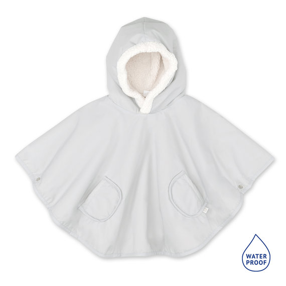 Poncho de voyage Waterproof + teddy 9-36m RAINY Plum