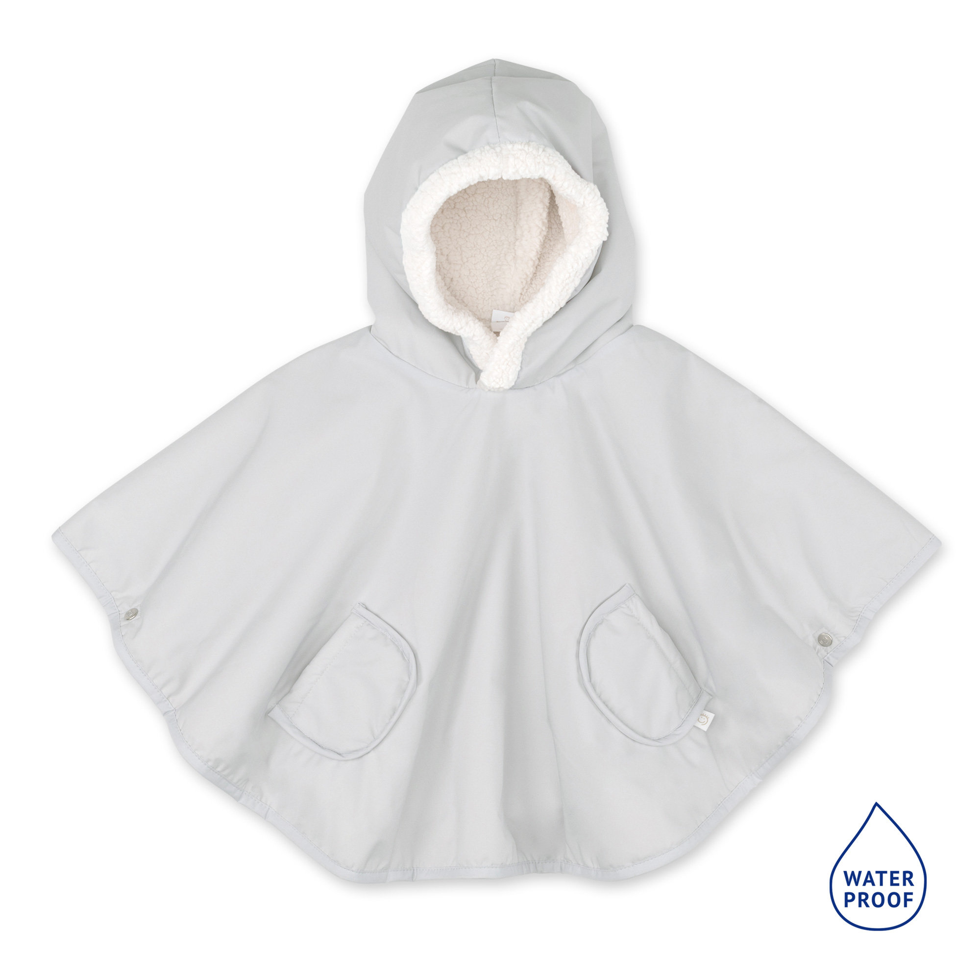 Poncho de voyage Waterproof + teddy 9-36m RAINY Plum