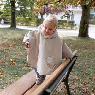 Travel poncho Warm through the rain 9-36m RAINY Neutral