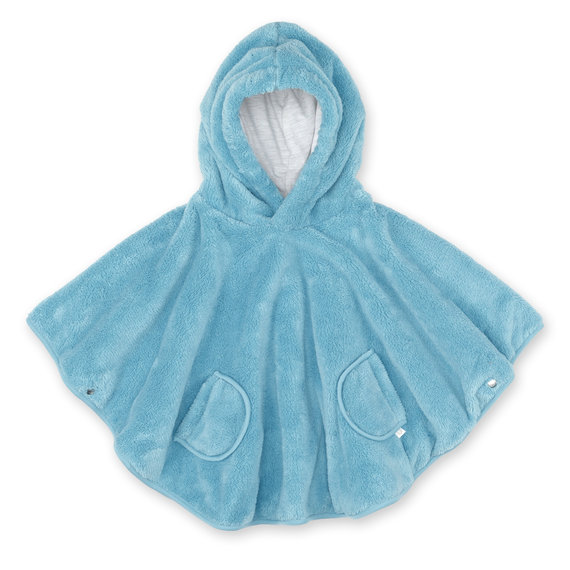 Poncho de viaje Softy + jersey 9-36m  Turquoise