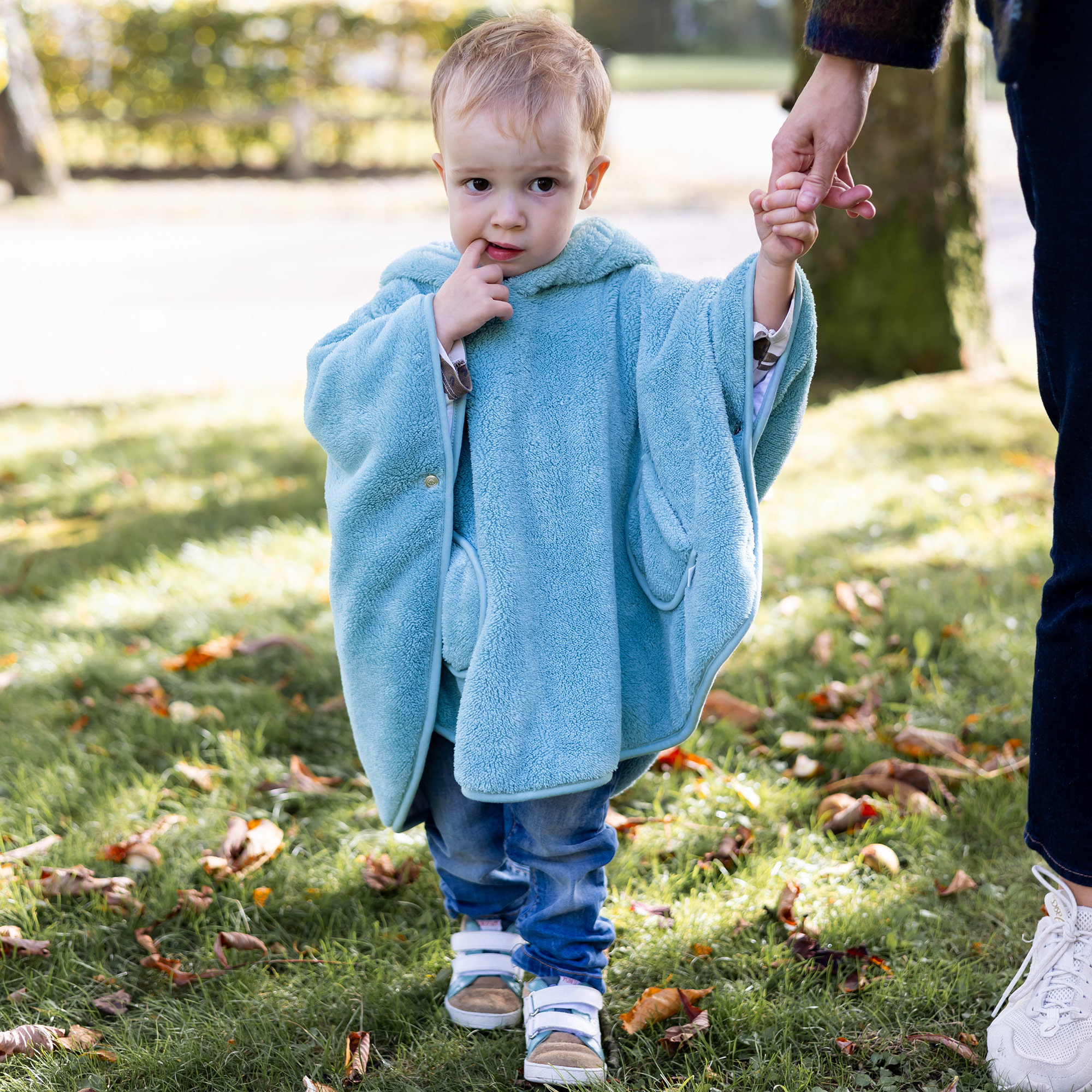 Poncho de viaje Softy + jersey 9-36m  Turquoise