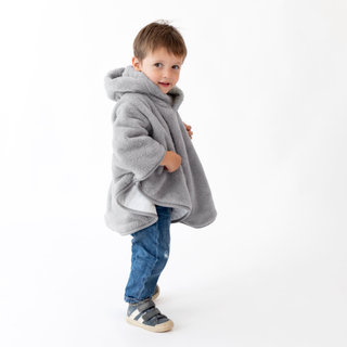 Poncho de viaje Suavidad mullida 9-36m  Grizou