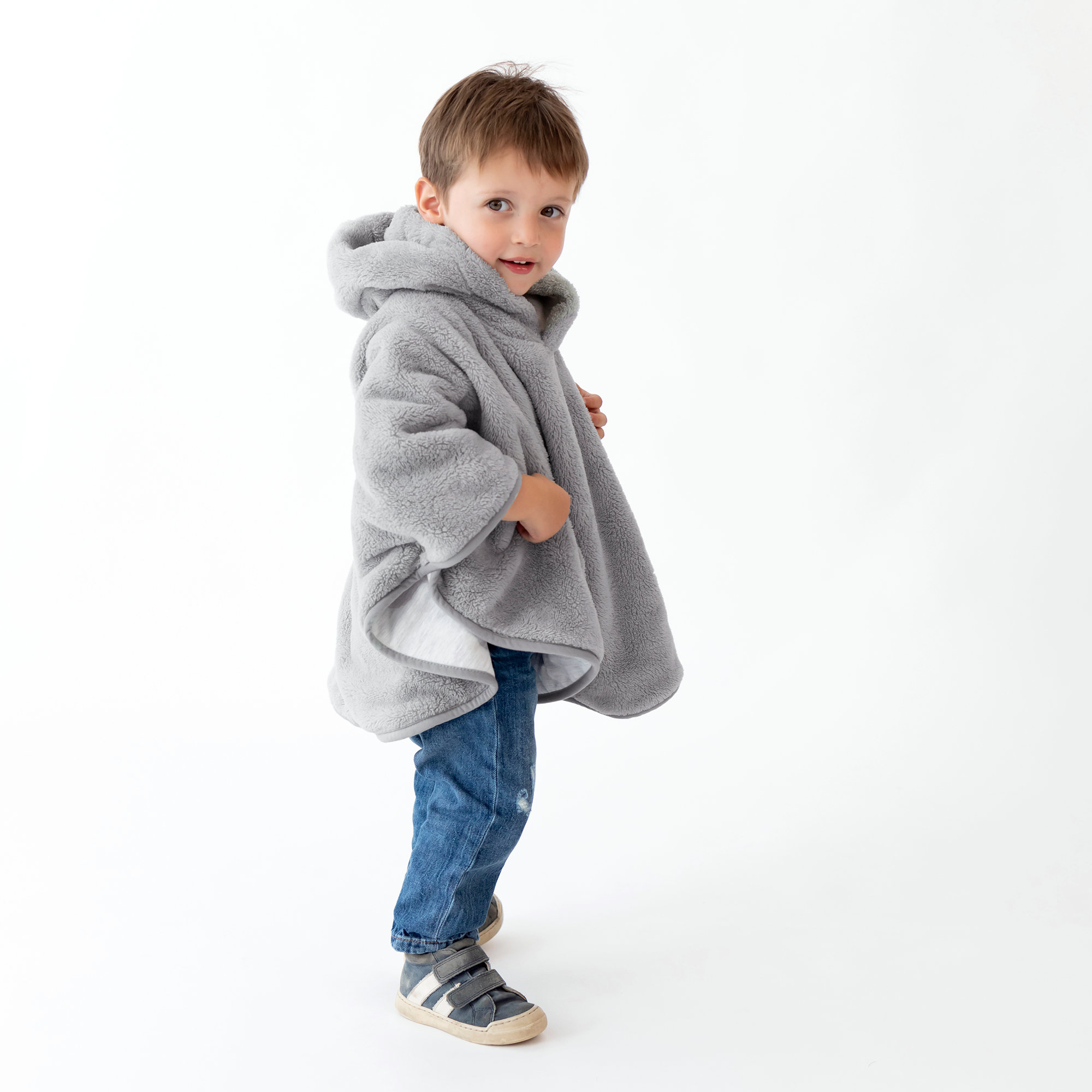 Travel poncho Soft comfort 9-36m Grizou
