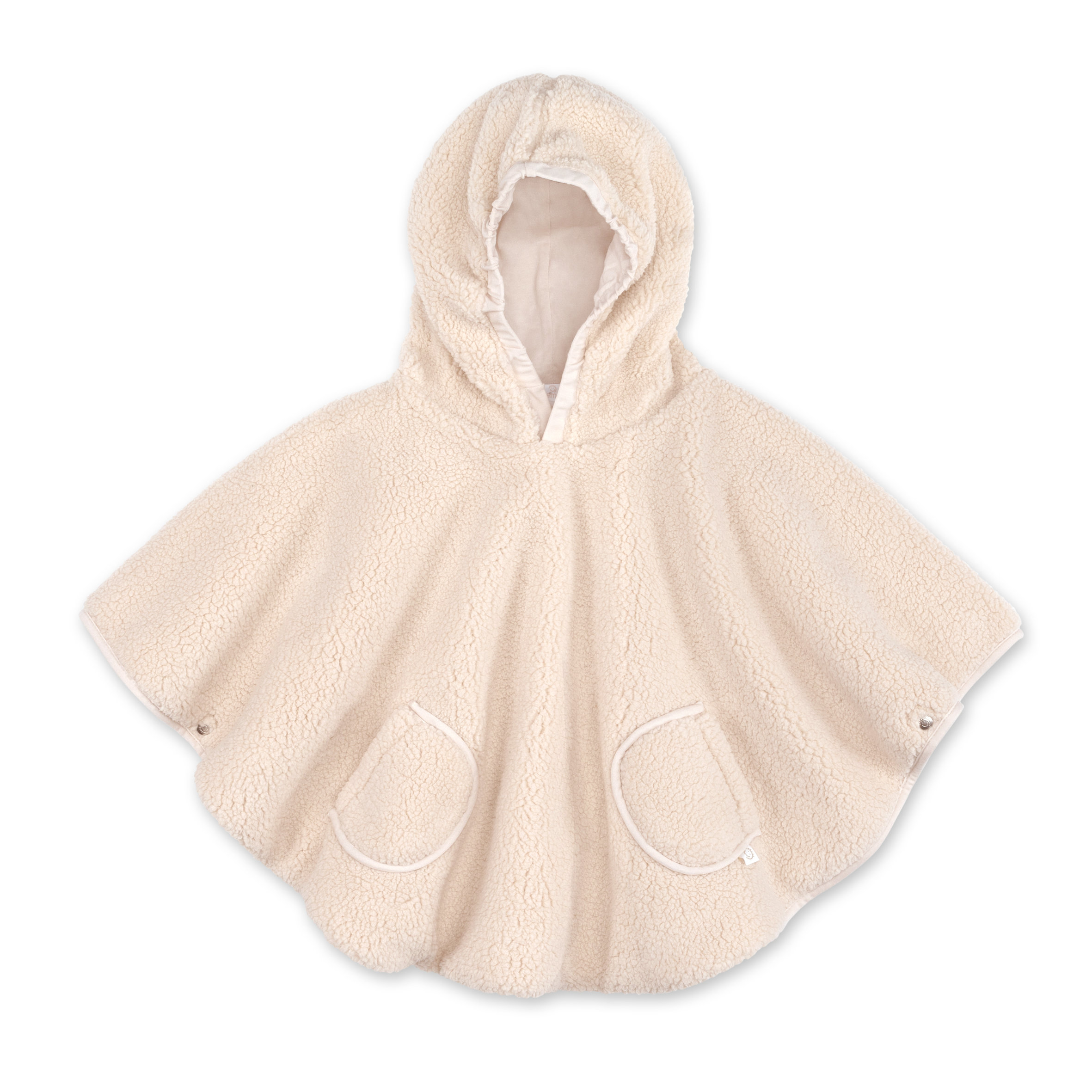 Travel poncho Warm teddy 9-36m TEDDY Linen