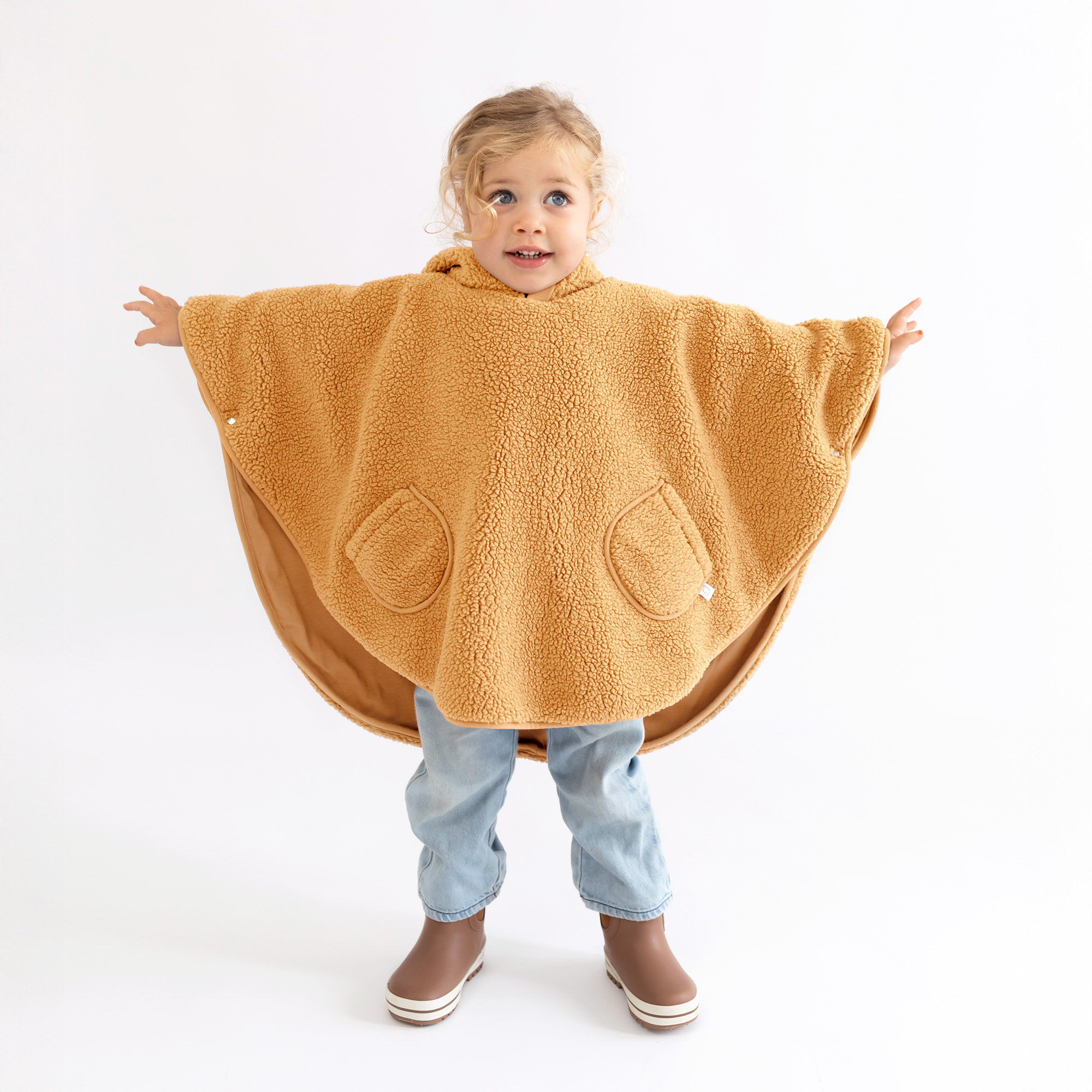 Travel poncho 9-36m Teddy Pady jersey Oche Oeko-Tex | Travel