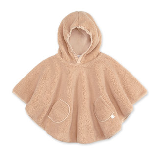 Reiseponcho Warmer Teddy 9-36m TEDDY Natural