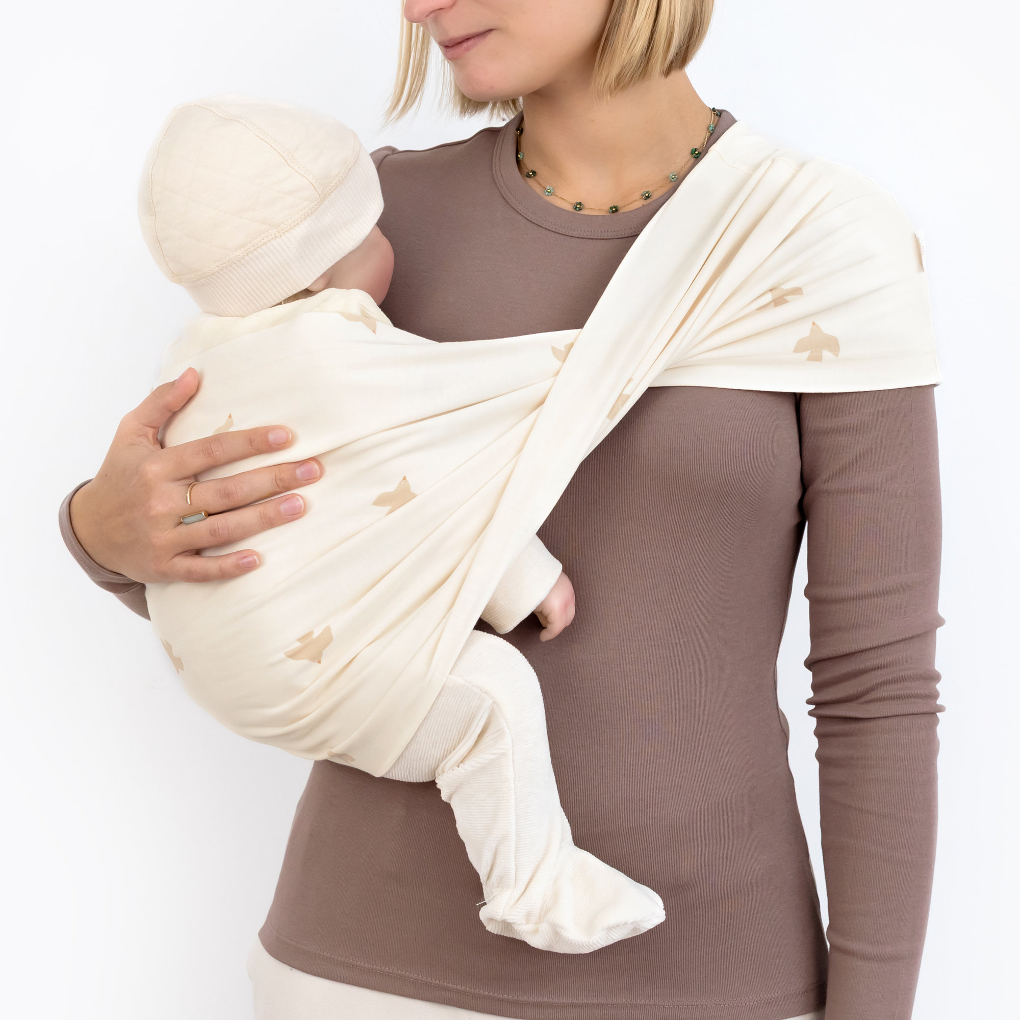 Porte-bébé DUO Confort et maintien size 1 PIUMA Piuma ecru[BEDDING]