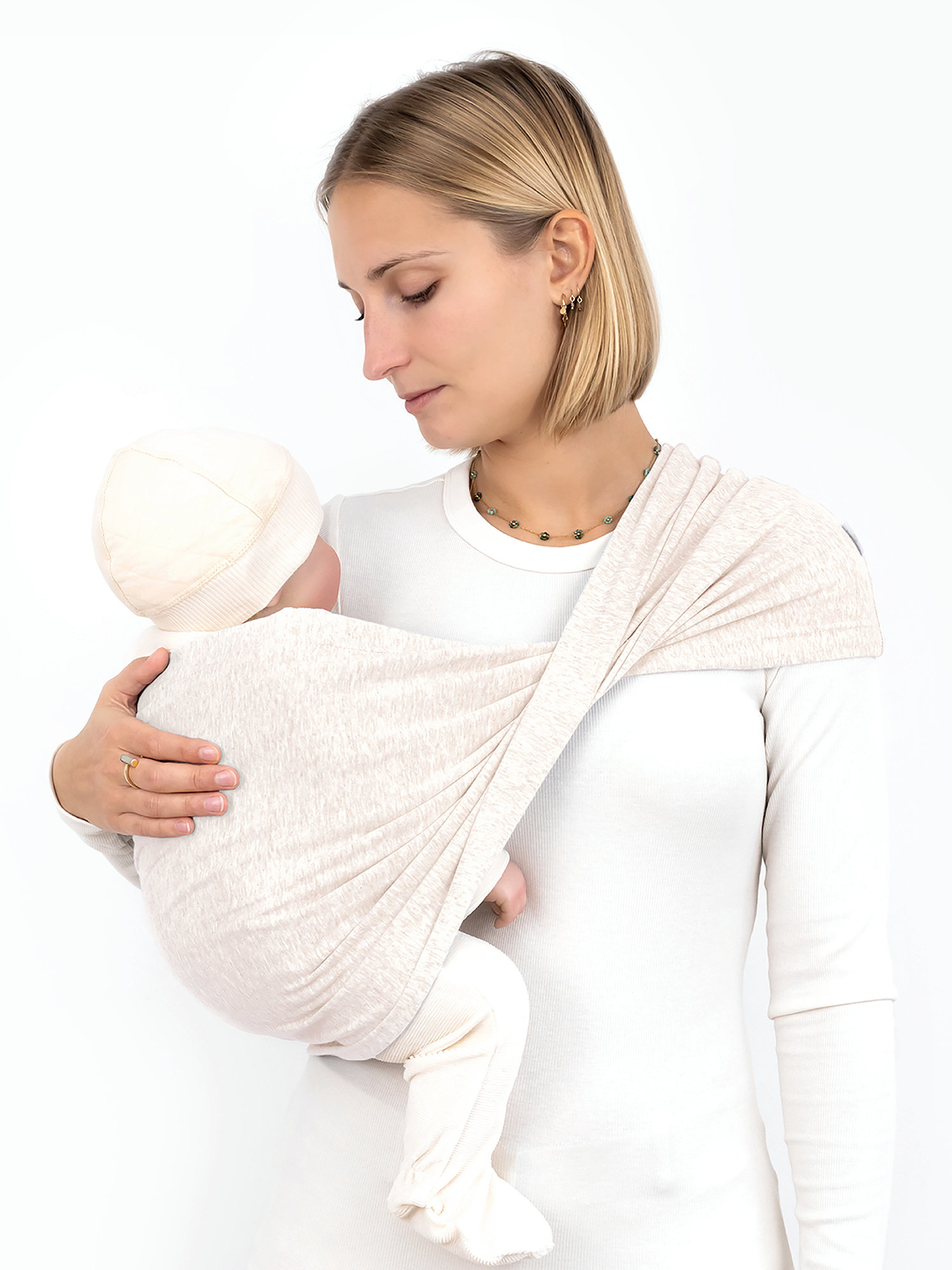 Porte-bébé DUO Confort & maintien size 2 BEMINI Beige clair chiné