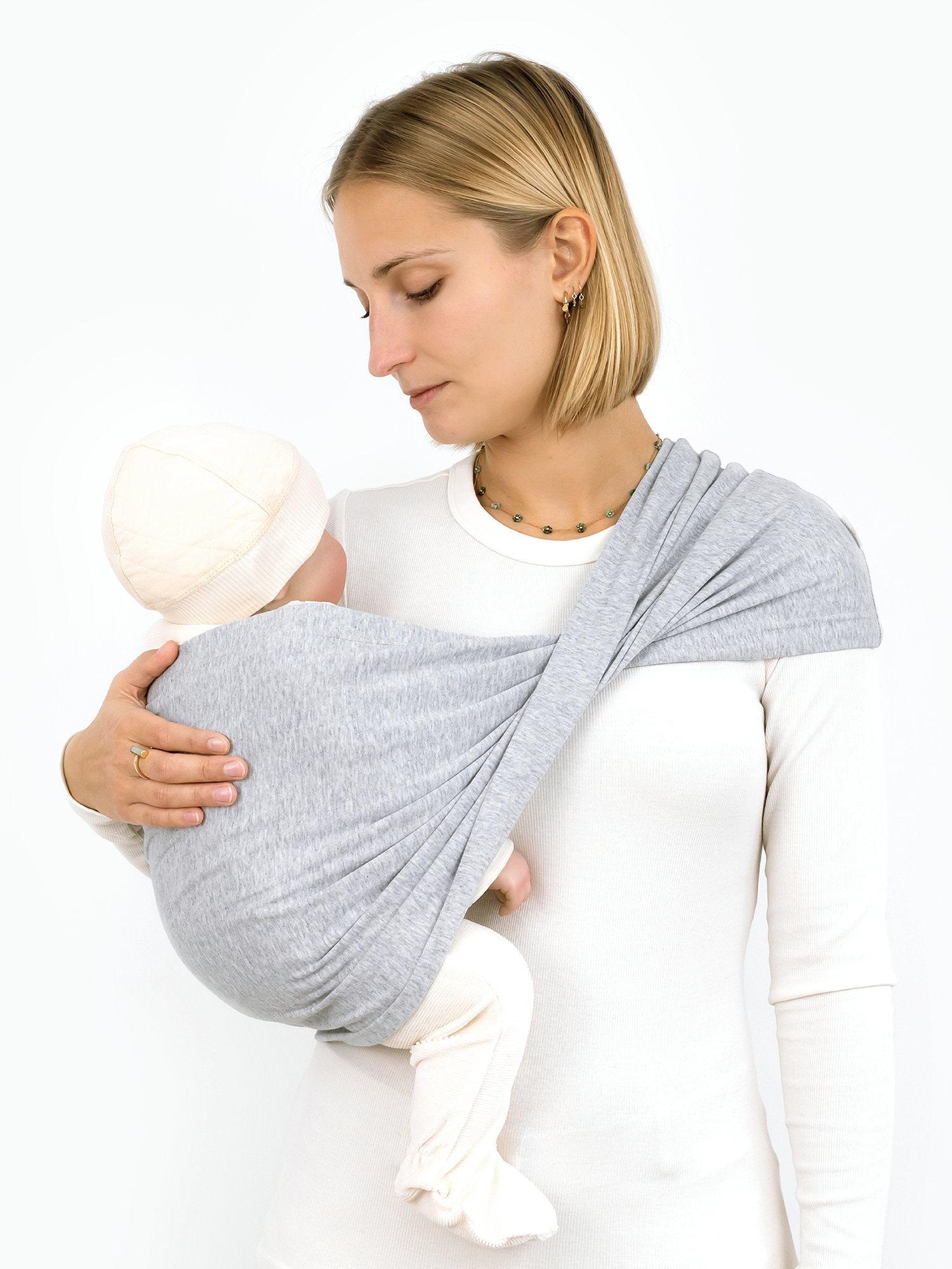 Babytrage DUO Comfort & support size 2 BEMINI Mix grey